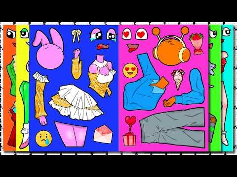 [Sticker Book ASMR] Incredibox Sprunki – Pinki Shocked by Oren’s New Love 😱💔 SUS MOD