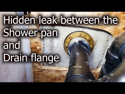 How I Fixed Shower Pan Leak