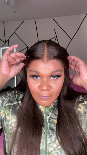 Finally got my hand on a good widows peak wig😍@westkisswig So Easy to install ❤️ #westkisshair #widowspeak #straightwig #wiginstall #wig