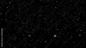 Looping Snowing Animation