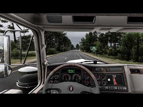 American Truck Simulator - Ultra Realistic 4K Mods + Snowymoon Graphics | Full Drive [​202 Mi]