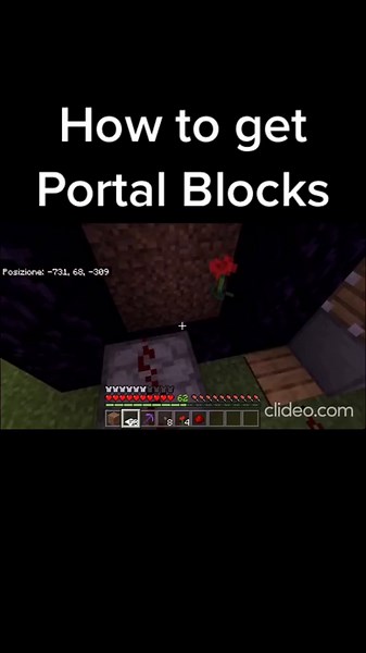 How to Get Portal Blocks in Minecraft