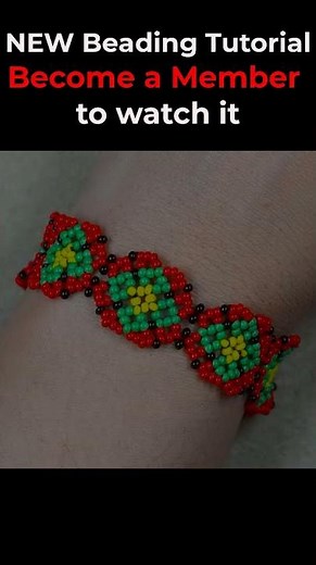 Make Your Own Huichol Style Seed Beads Bracelet at Home!