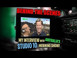 BEHIND THE SCENES! My interview with Australia's Studio 10 morning show! | JEFF DUNHAM