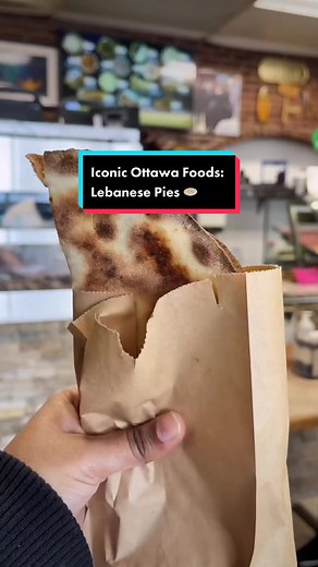 Authentic Lebanese Pies at Aladdin Bakery in Ottawa
