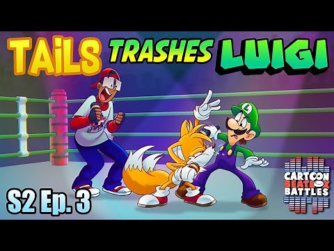 Tails Trashes Luigi - Cartoon Beatbox Battles DT