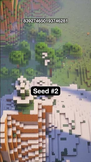 🌍 Random Seeds | Part 6 | Minecraft Cinematic #minecraft #minecraftseeds #maps