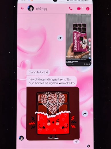 Vợ bảo thèm ăn sô cô la , làm luôn cục sô cô la QR cho vợ là ngon luôn🥰 💞 Mẫu website QR code socola quà tặng valentine cho người thương