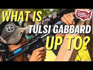 Why is anti-gun Tulsi Gabbard shooting an AR-15?