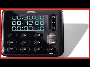 OXO Good Grips Digital Triple Kitchen Timer - Black