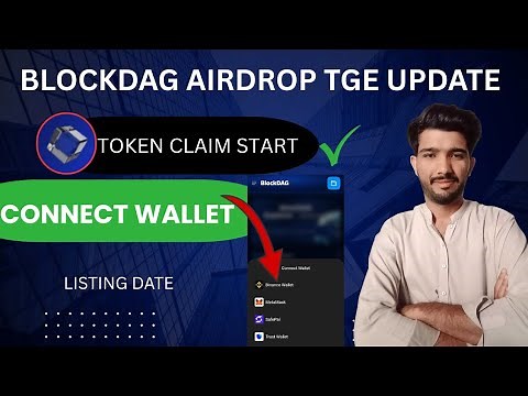 BlockDAG (BDAG) Token Claim Full Guide | Wallet Connect + Contract Address Add | No KYC Required 🚀