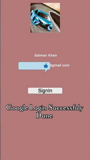 Google Login Unity Demo #unity3d