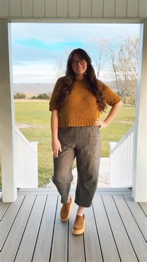 Poppy Pullover — Handmade outfit #knitting and #sewing