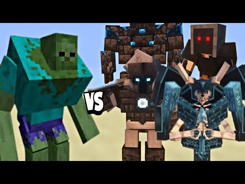 Minecraft EEEAB’s Mobs vs Mutant Zombie – Epic Fight