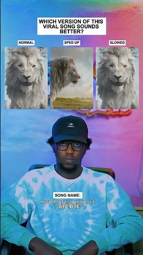 Which Version Of This Song Sounds Better? Mufasa: Bye Bye (From "Mufasa: The Lion King) #shorts