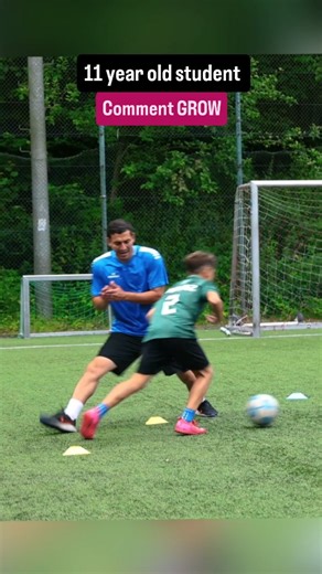 The Foundation of Dribbling ⚡ Mastering the basics isn’t boring — it’s what separates good players from the great ones. My 11-year-old student @ninjanate_2 shows how powerful just one move can be when trained right. Step by step. Smooth. Game-ready. 🔥 Ready to level up? Comment GROW to get the full step-by-step program! #FootballTraining #SoccerTraining #SoccerSkills #SoccerCoach | Persianball.de