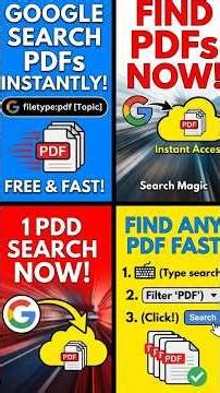 Find Any PDF on Google in Seconds!