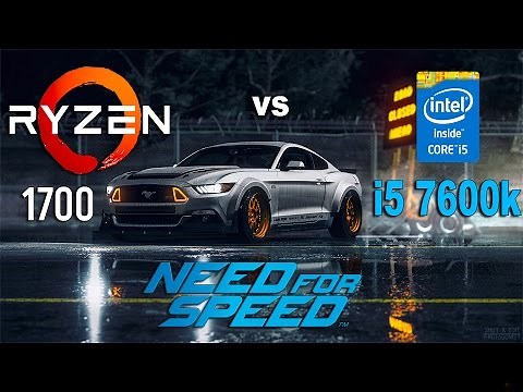 Ryzen 7 1700 vs i5 7600k in NFS 2015 (GTX 1070)