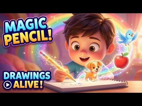 The Magic Pencil ✏️ | Anything He Draws Comes to Life! | Kids Cartoon