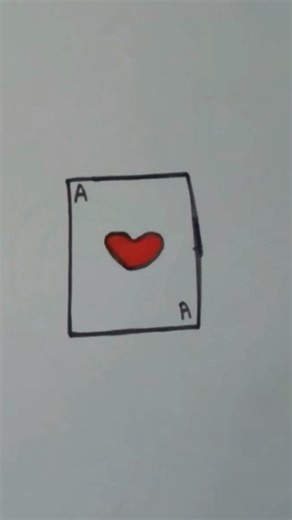 🃏How to draw playing cards step by step so easy for beginners#playingcard #drawing#art #easytodraw