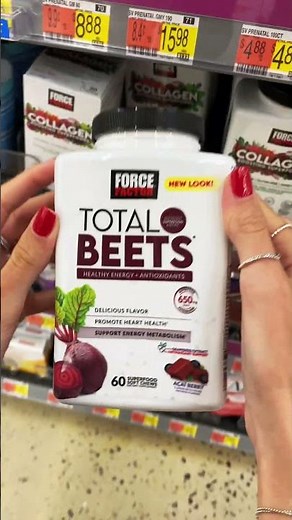 Looking to restock on Total Beets? Find them at ‪@Walmart‬ #forcefactor #beets #heart #walmart #shorts