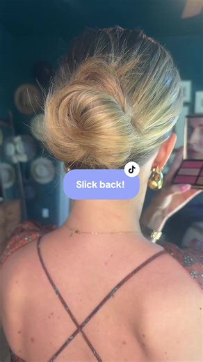 Effortless Slicked Back Bun Tutorial