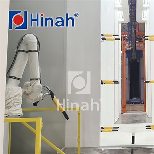 [Hot Item] Powder Coating Line with PP Fast Color Changing Powder Spray Booth