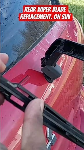 Why rear wiper blades looks difficult to replace. but easy