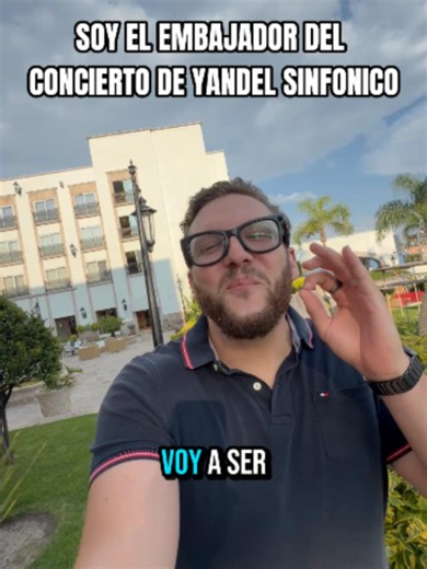 Soy embajador del concierto de Yandel Sinfonico 😎🙌 ¿quién va a querer sus boletos? 🎫 #yandel #concierto #ags #aguascalientes