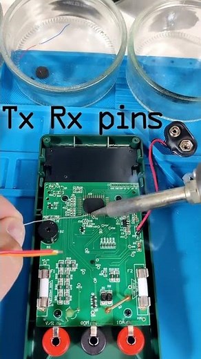 Hacking a PC interface for multimeter #shorts