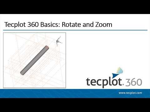 Rotate and Zoom Your Tecplot 360 Plot for Precise Positioning