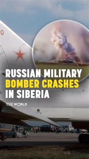 Russian #military bomber #crashes in Siberia