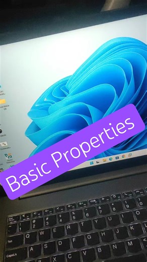 Basic Properties 🔥| Day-0718| Windows Tips #techreels #reel #short #windows11tips #windows11