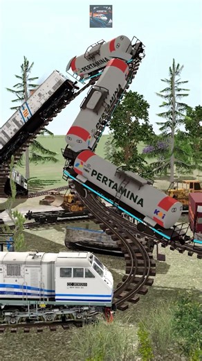 Menunggu Kereta Anomali #train #automobile #roblox #keretaapi #viral #railway #shorts #funny #lucu