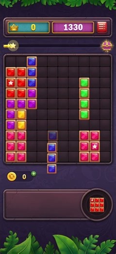 Block Puzzle Game 100% Complete Puzzles #shorts #viral #trending #fyppppppppppppppppppppppp