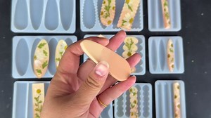 RESINWORLD Deep Hair Clip Silicone Molds with Accessories, Thick Hairpin Molds for Epoxy Resin Casting, UV Resin Jewelry Making Kit