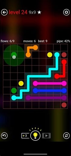 FLOW FREE MANIAS 9x9 LEVEL 24 COMPLETE SOLUTION #android #games #level #flowfree #solution #iso
