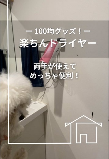 ダイソーのドライヤー収納アイデア