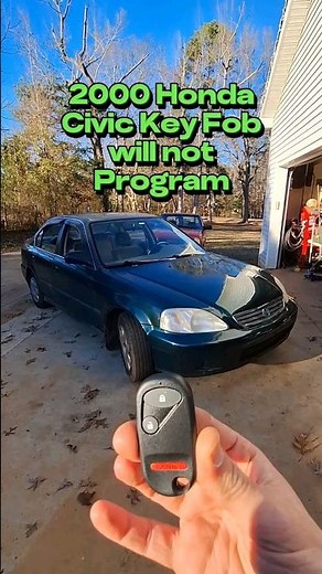 Key Fob NOT programming to Honda Civic #automobile #diy