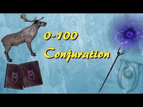 Skyrim How To Get Level 100 Conjuration SUPER FAST!!!