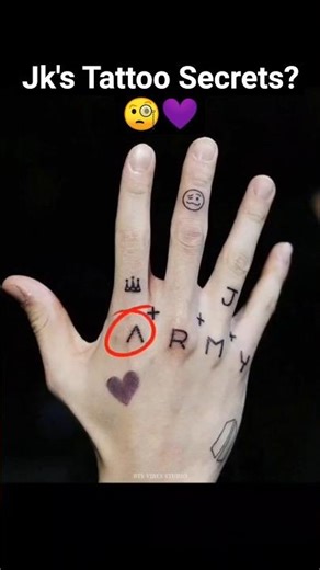 Did you know the secret meaning behind Jungkook’s tattoos? 🧐💜 #bts #Shorts #Jungkook #jk #tattoo