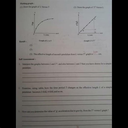 Class 11 Physics Practical 6