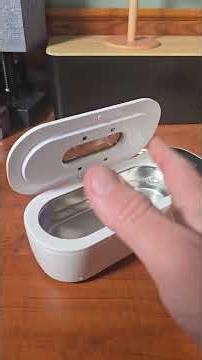 Ultrasonic Jewelry Cleaner 48KHz Digital Timer Dual Mode 304 Stainless Steel Tank Rings Glasses