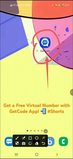 Get a Free Virtual Number with GetCode App! 📲 #Shorts