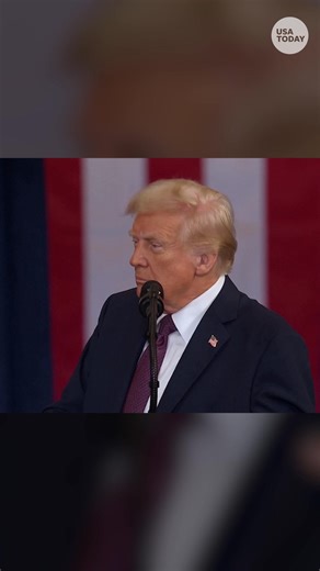 Elon Musk gives enthusiastic thumbs-up at Donald Trump's inauguration after the newly sworn-in president said he would put the American flag on Mars. | USA TODAY