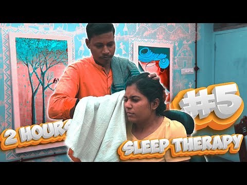 ASMR Indian massage techniques - Full body massage relaxing and stress relieving