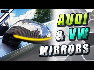 How To Install Mirror Covers / Caps / Turn Signals on Audi / Volkswagen Vehicles (Shown on 2014 A7)