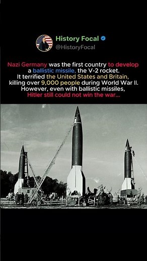 Hitler Had Ballistic Missiles, But Still Lost the War #ww2 #usa #history