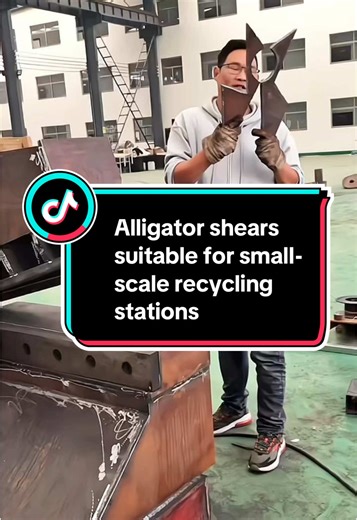 Alligator Shears for Efficient Small-Scale Recycling