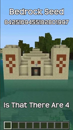 This Bedrock Seed Has 4 Desert Temples Near Spawn!